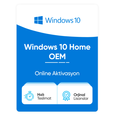 Windows 10 Home OEM – Online Aktivasyon