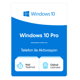 Windows 10 Pro – Telefon Aktivasyon