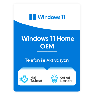 Windows 11 Home OEM – Telefon Aktivasyon